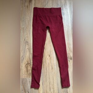 Gymshark Burgundy/ Red Leggings